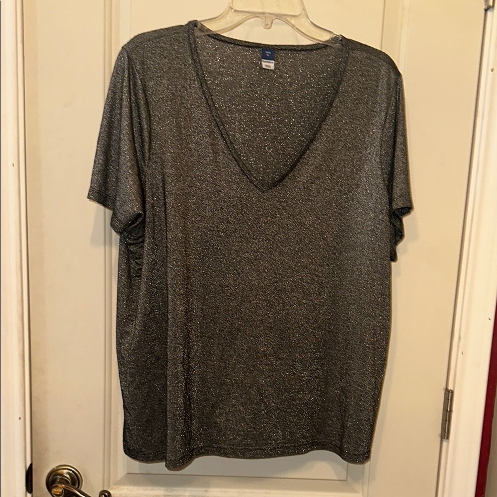 Old Navy Luxe Metallic Top